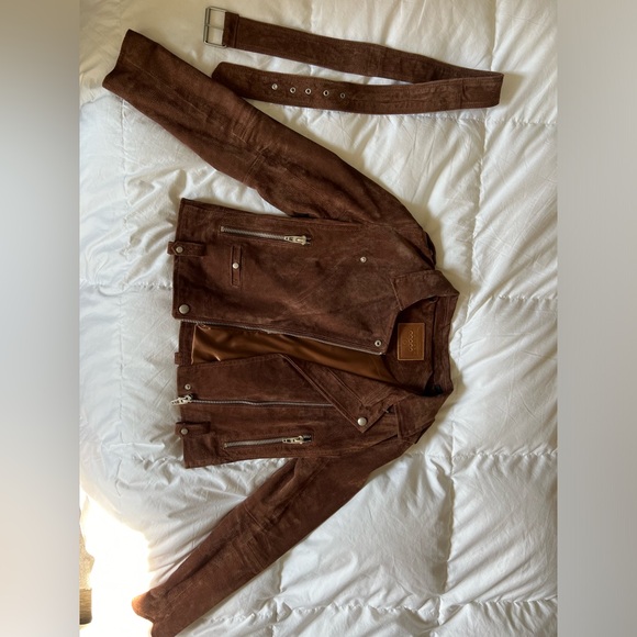 100% Suede Leather Jacket | BLANKNYC - Picture 5 of 9